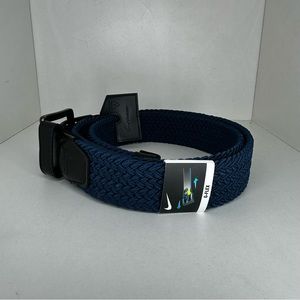 Nike Golf Belt G-Flex Woven Blue Mens Size 36-38